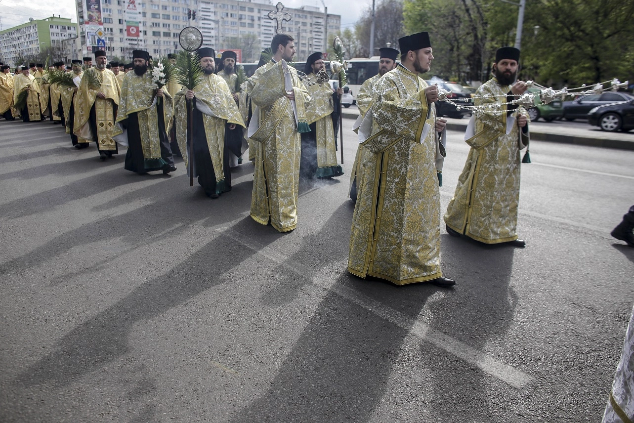 Pelerinaj de Florii sâmbătă, în Bucureşti - Procesiunea începe la Catedrala Naţională şi se încheie la Catedrala Patriarhală