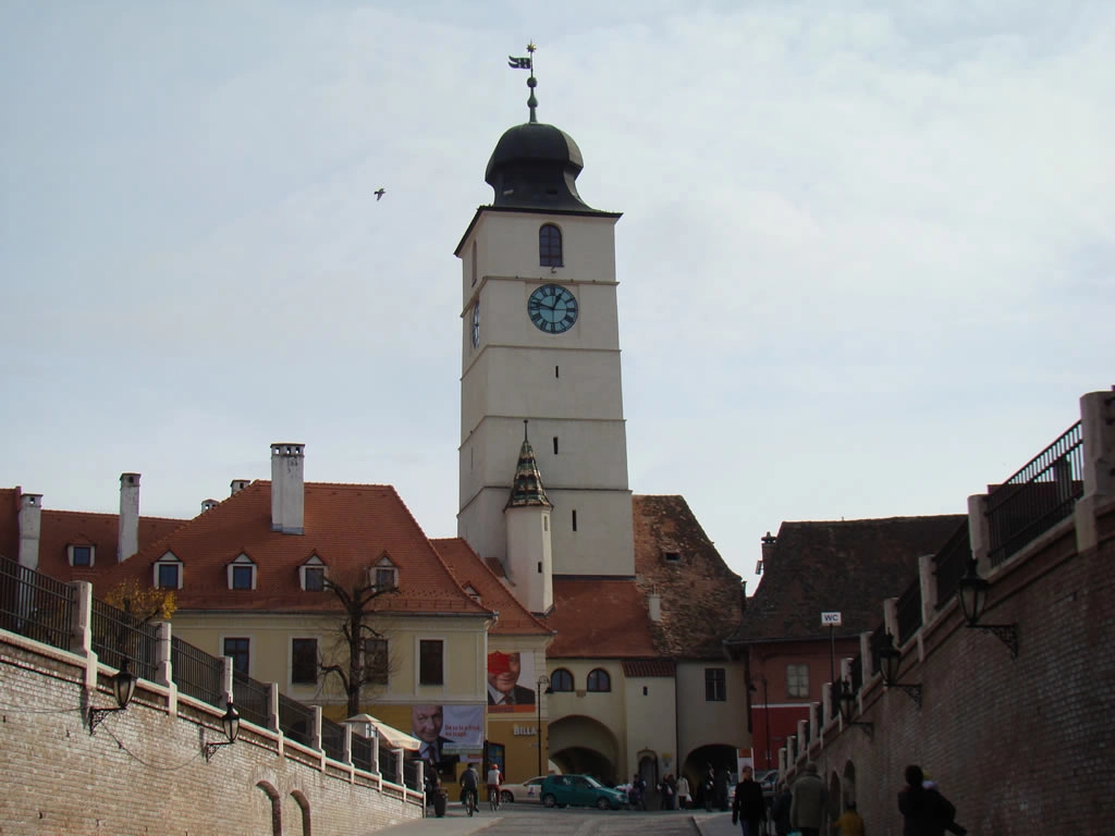 Turnul Sfatului, o emblemă a Sibiului istoric şi turistic, va fi reabilitat
