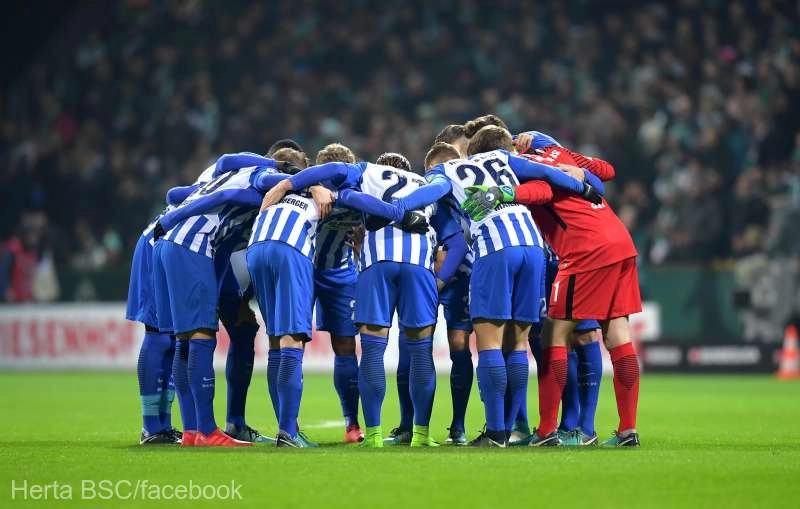 ncidente la meciul Dynamo Dresda - Hertha Berlin, din liga a doua germană