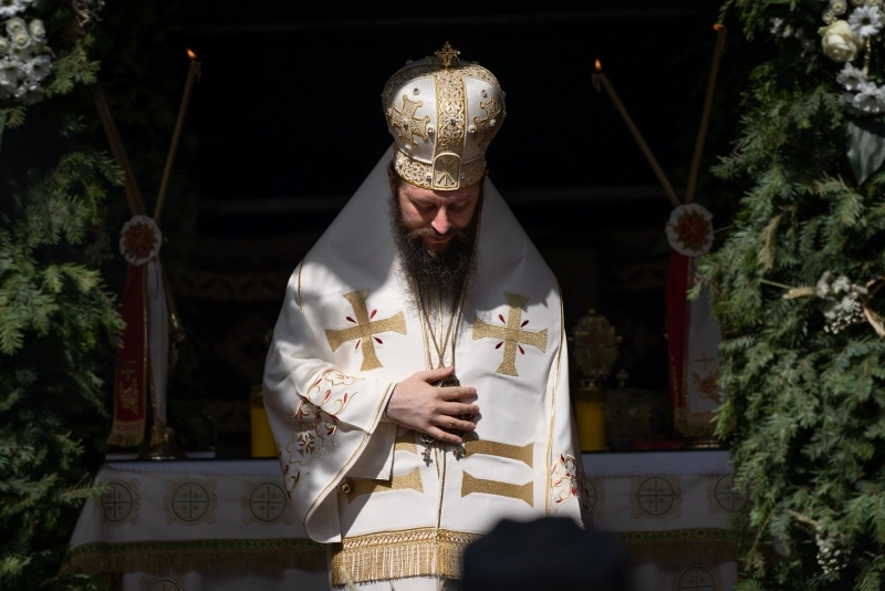 VIDEO PS Damaschin Dorneanul a slujit la Mănăstirea Sihăstria Putnei