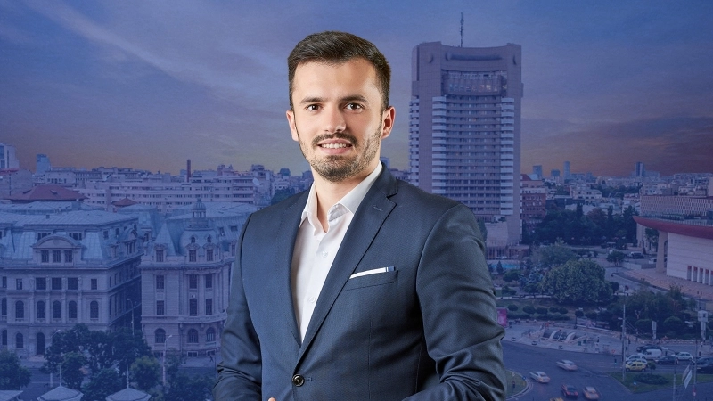 Rareș Lazăr, vicepreședintele partidului România în Acțiune, cel mai tânăr candidat la Primăria Capitalei