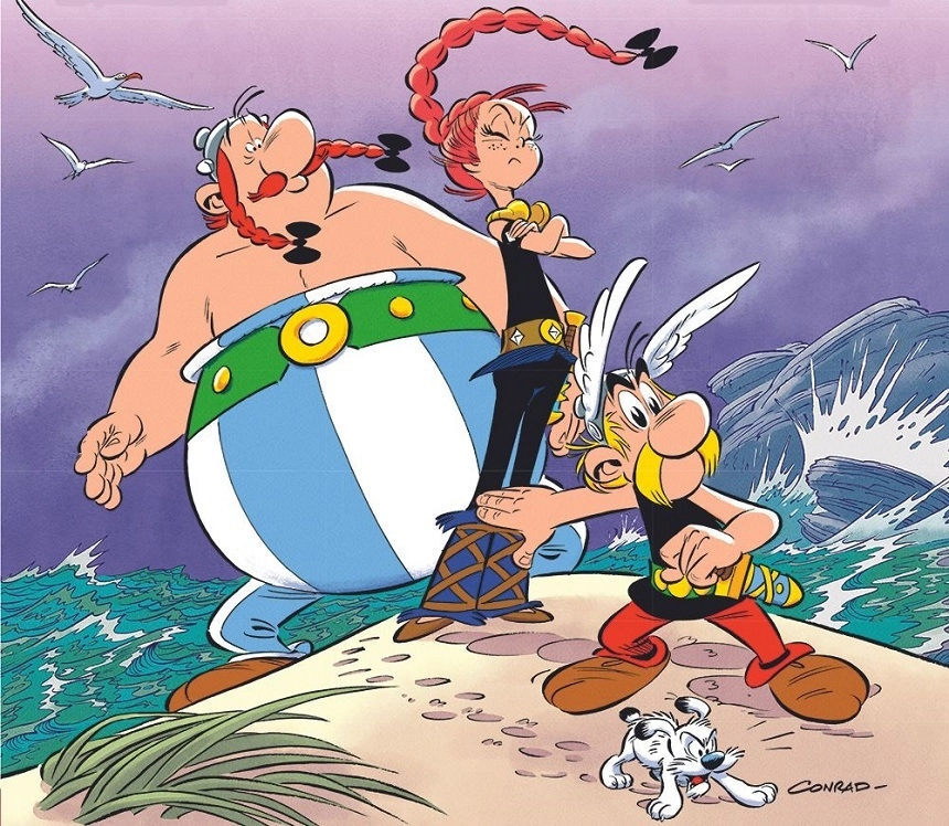 Noul album de benzi desenate cu Asterix a fost lansat joi
