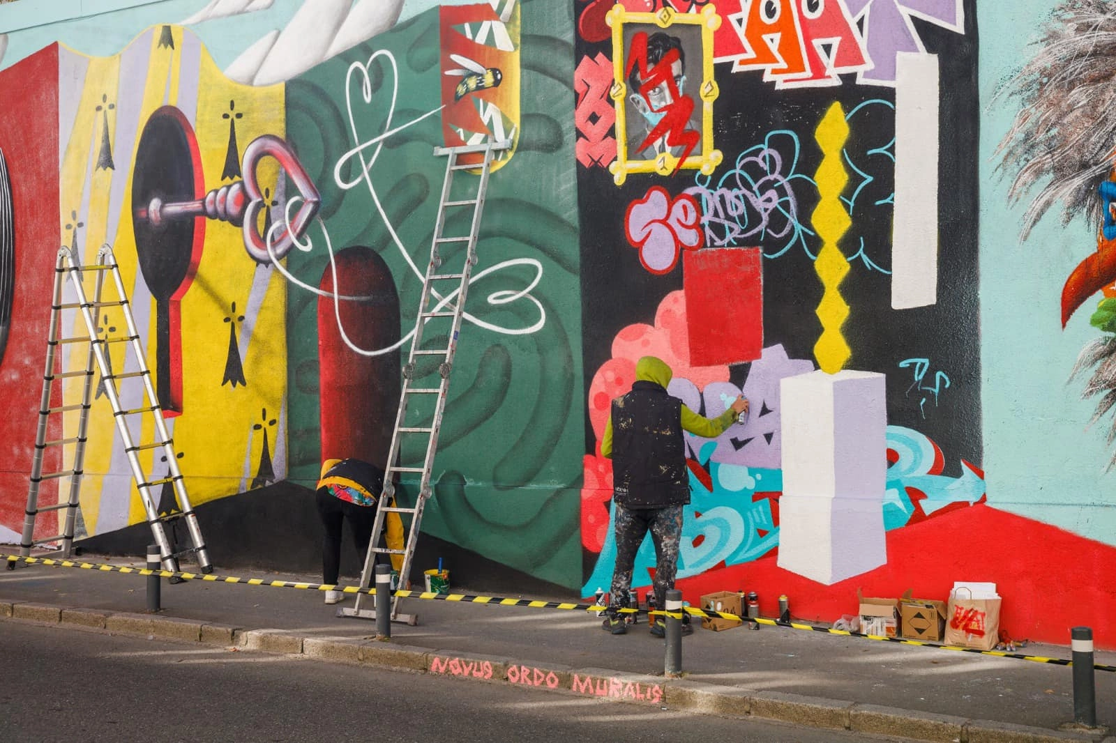 Harghita Street Art Fest transformă Topliţa: Zidul de lângă cascada mezotermală devine o imensă operă de artă