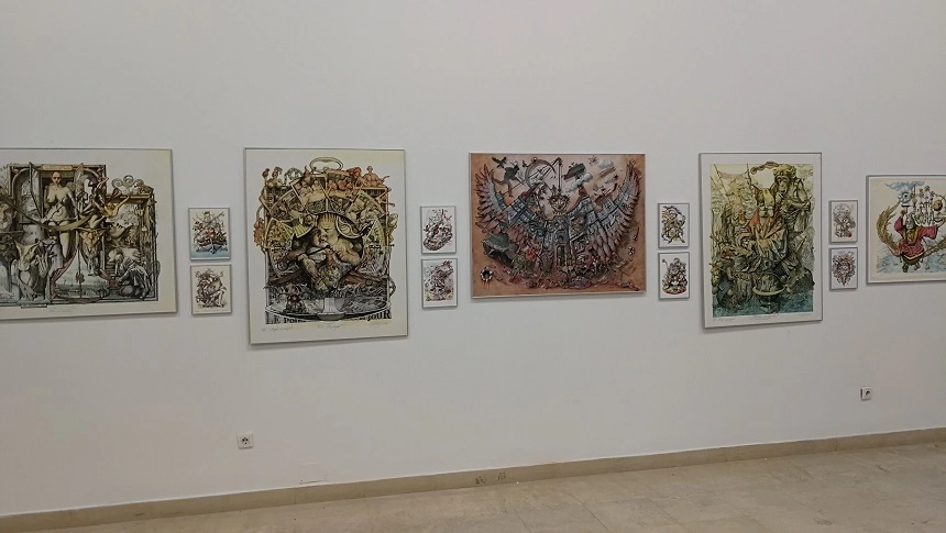 Litografii cu oraşul vechi semnate de Constantin Găvenea, donate primăriei municipiului