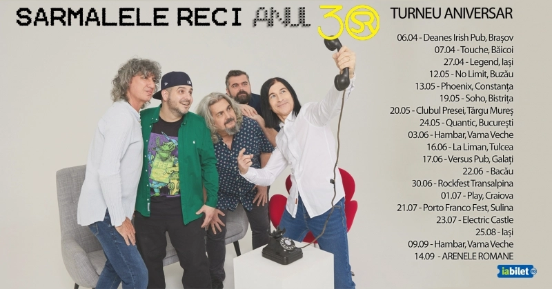 Sarmalele Reci şi tenorul Alin Stoica concertează, miercuri, în Capitală