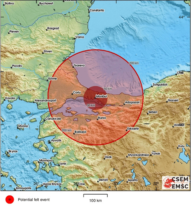 Curtemur puternic de suprafaţă de magnitudinea 5,4 în nord-vestul Turciei, la Simav, în provincia Kutahya, urmat de o replică de magnitudinea 4,0. Seismul, resimţit la Istanbul, fără victime