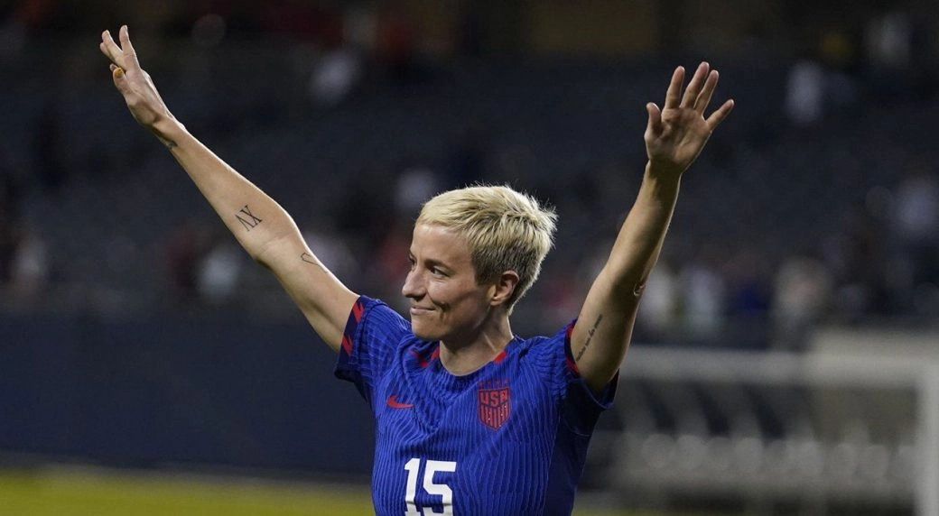 Megan Rapinoe critică reacția jucătorilor americani de hochei după gluma lui Trump