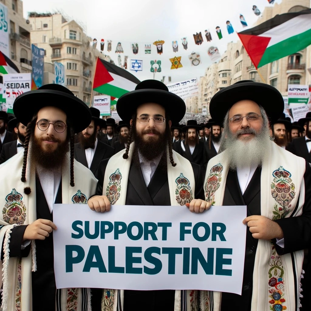 Protest al evreilor ortodocşi din New York împotriva lui Netanyahu la ONU şi a genocidului din Gaza