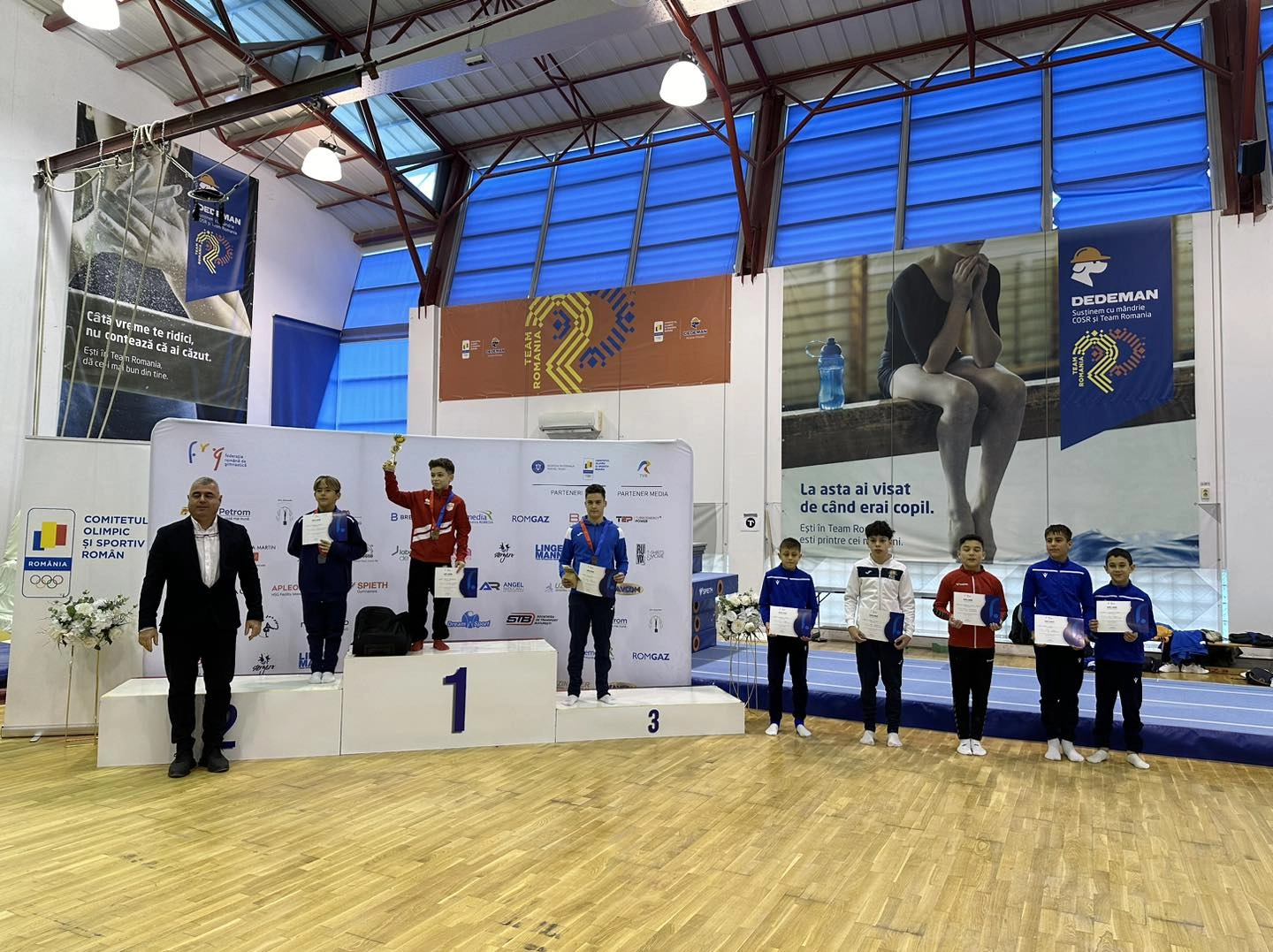 Gimnastică: Nicholas Ţarcă şi Denisa Golgotă, campioni naţionali în 2025 la individual-compus; la echipe s-a impus Steaua Bucureşti