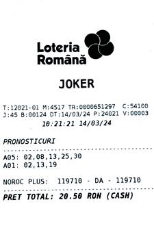Jackpot uriaș la Joker: Premiul a sărit de 12 milioane de euro