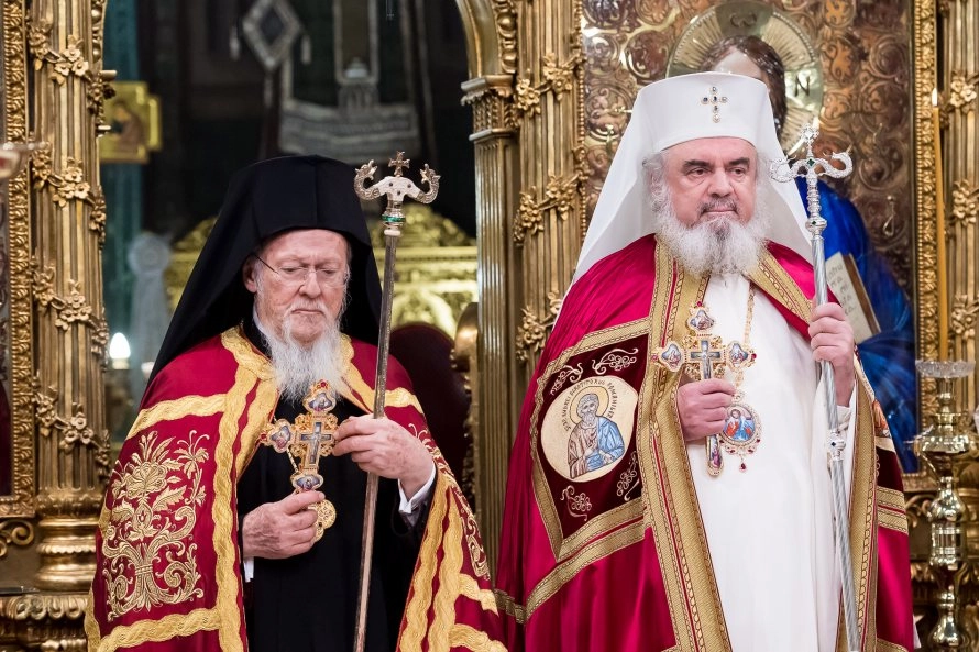 Patriarhul Ecumenic: Ne bucurăm că Biserica-fiică a României sărbătoreşte cu recunoştinţă alcătuirea sa instituţională