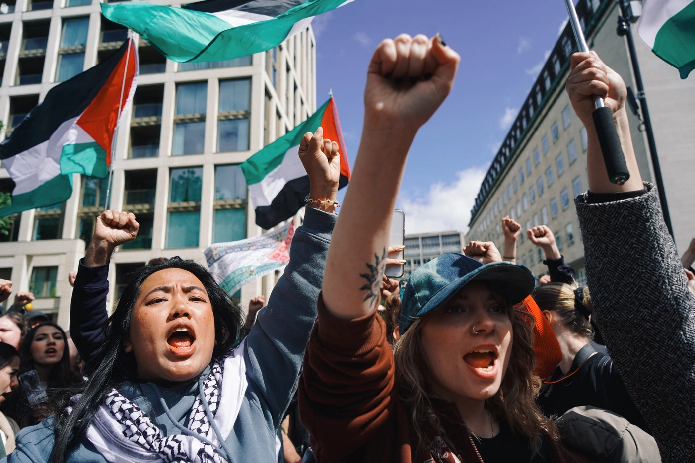 protestatari pro-palestina