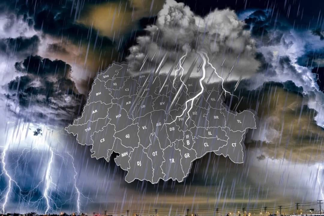 Meteorologii au emis prognoza pe termen lung: Ne așteaptă o vreme haotică, cu ploi, ninsori și vijelii în mare parte din țară