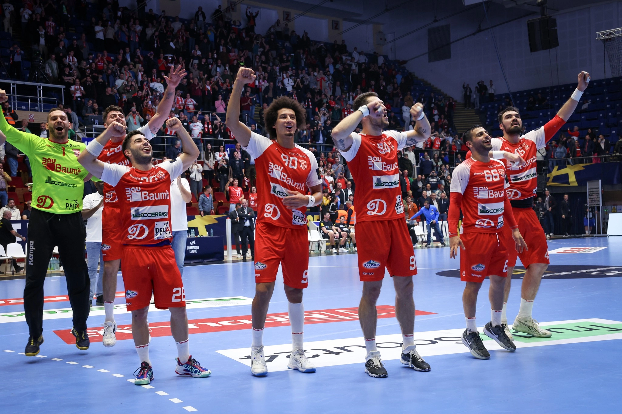 Campioana Dinamo Bucureşti, prima victorie în Liga Campionilor