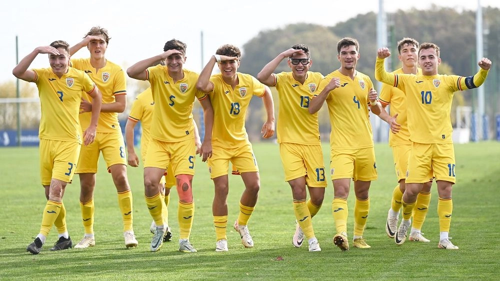 Tricolorii U17, victorie în fața Portugaliei: Urmează meciul decisiv cu Italia
