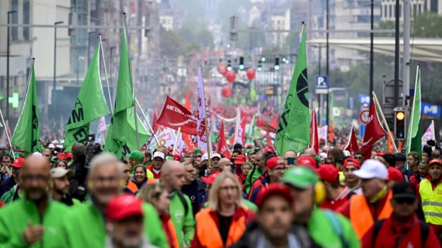 Trenuri suspendate, zboruri anulate, creşe închise - Belgia se pregătește pentru o grevă gigantică