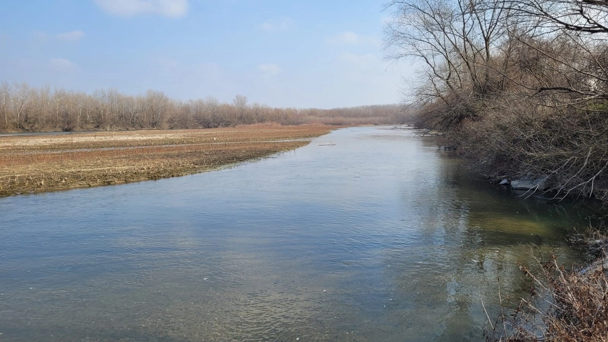 VIDEO Terenuri agricole inundate, după ce râul Jiu a ieşit din matcă