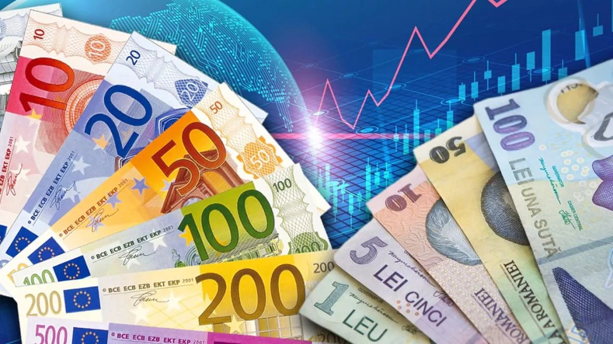 Leul pierde teren atât în fața euro cât și a dolarului. Cursul valutar anunțat de BNR