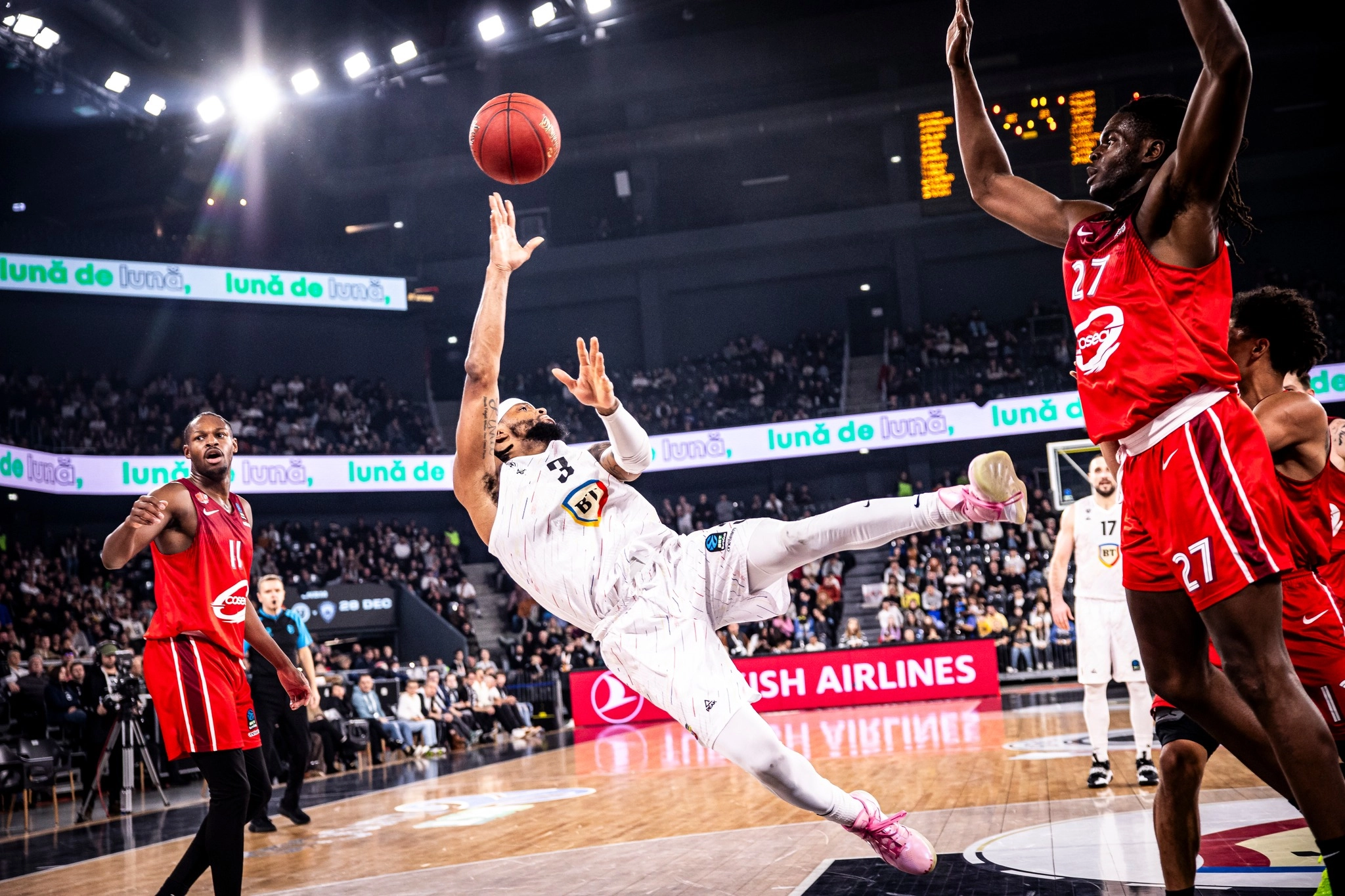 U-BT Cluj, învinsă de Cedevita Olimpija Ljubljana în a șasea etapă a EuroCup