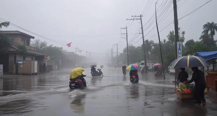 VIDEO Taifunul Bualoi lovește în plin Vietnamul - Inundaţii în regiunea de nord a ţării, perturbând curse aeriene şi feroviare în capitala Hanoi