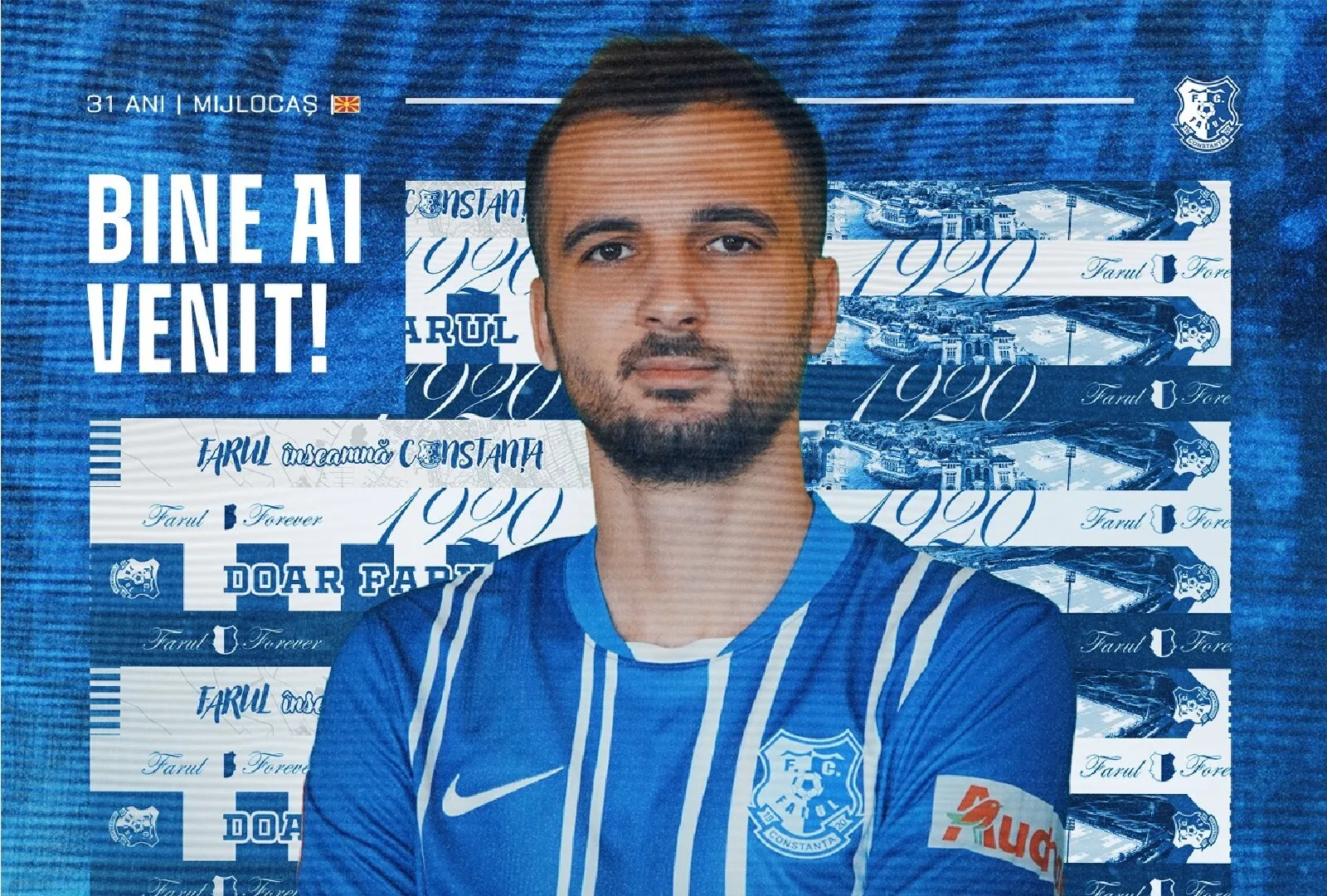 Farul Constanța a mai făcut un transfer. L-a adus pe mijlocașul macedonean Boban Nikolov