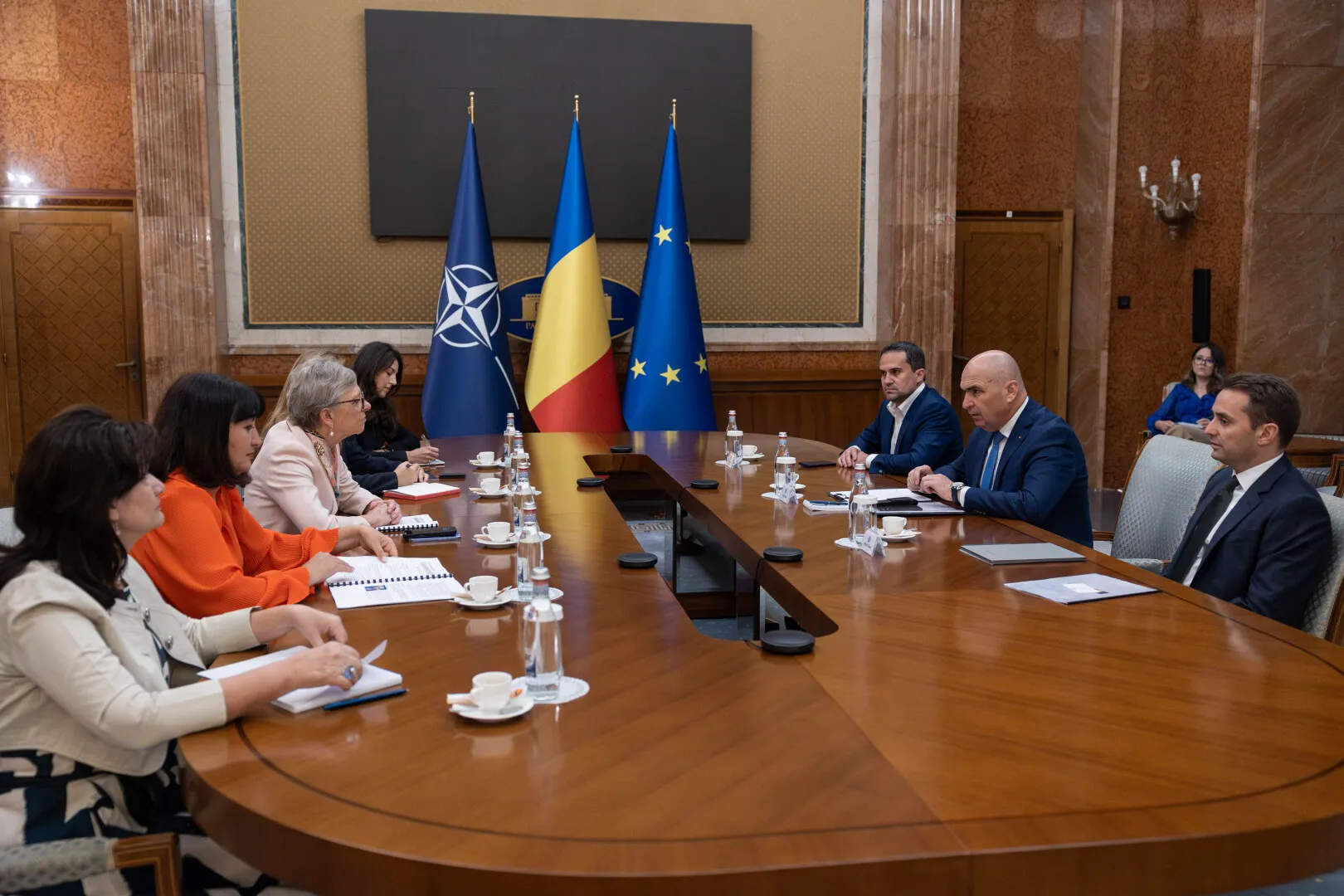 Ilie Bolojan s-a întâlnit cu oficialii BERD: România vrea să cumpere cel mai mare port al Republicii Moldova