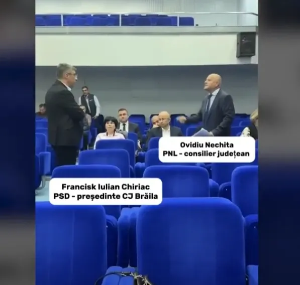 VIDEO Ceartă ca la ușa cortului între președintele CJ de la PSD și un lider de la PNL: „Îmi spui zât? Nu ți-e rușine măi, porcule, să-mi spui zât?