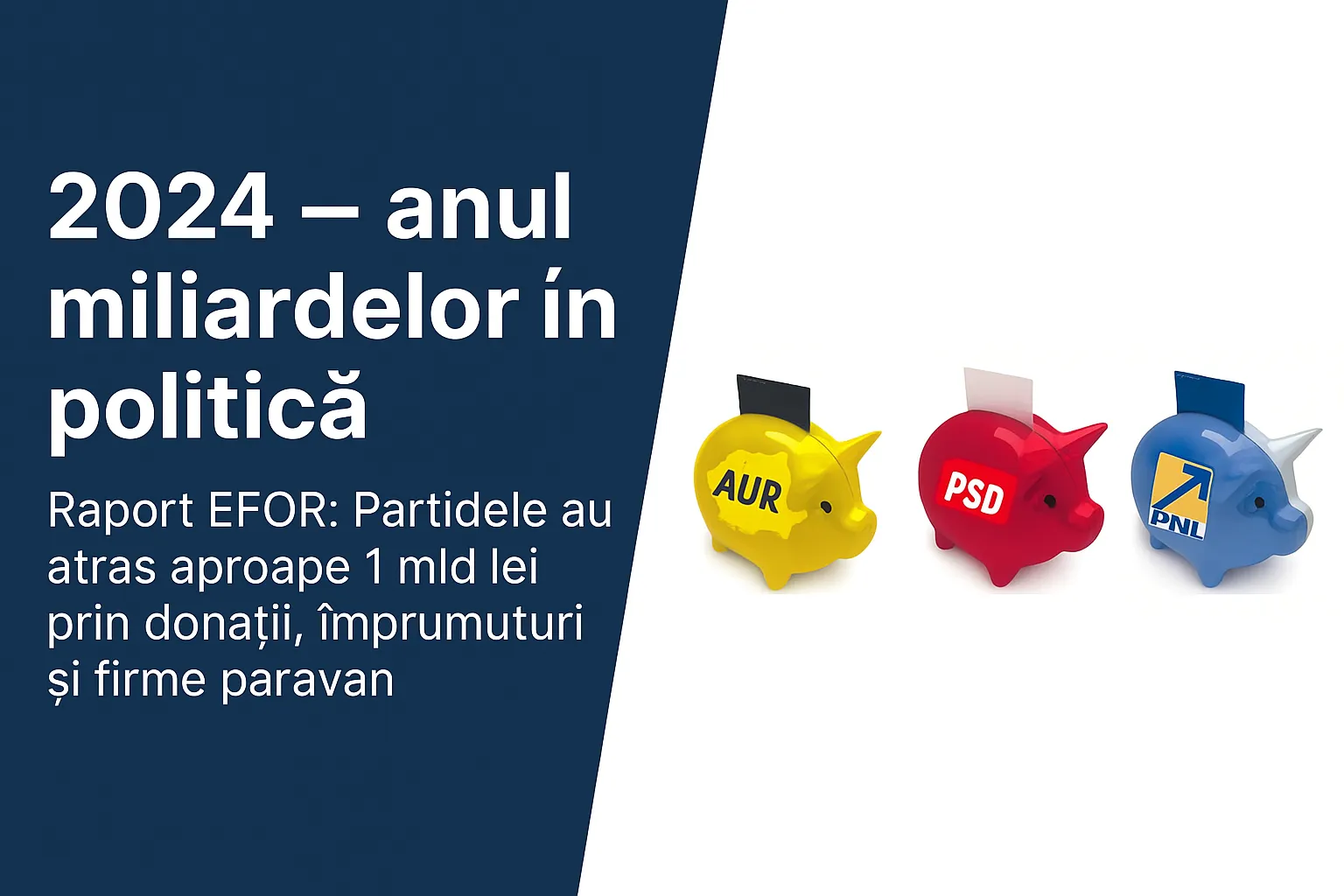 Radiografia banilor care au hrănit campaniile electorale: Bani de la NUBA, Becali și Polaris - finanțările controversate care au împins partidele la recorduri istorice (DOCUMENT)