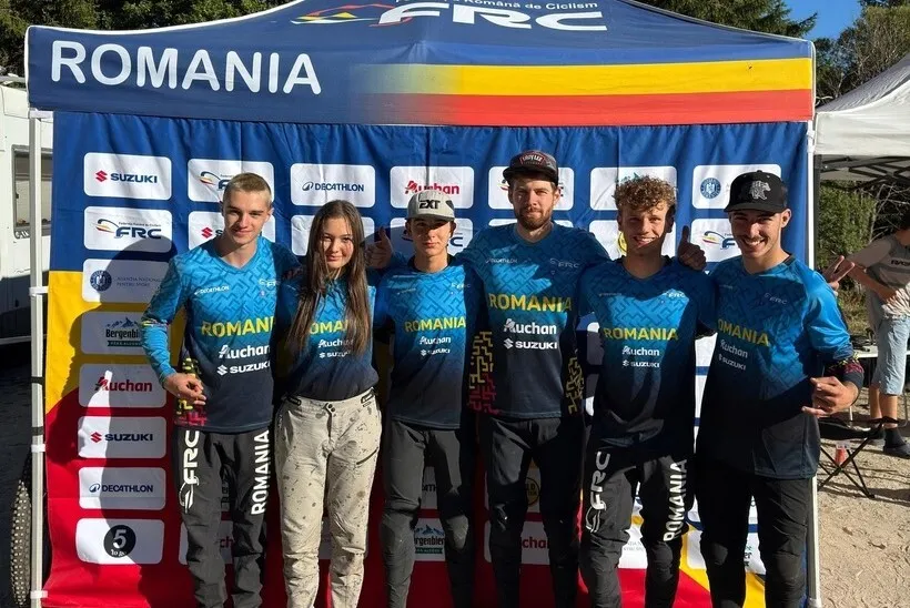 Lotul României strălucește la Balcaniada de Downhill: Patru medalii aduse acasă
