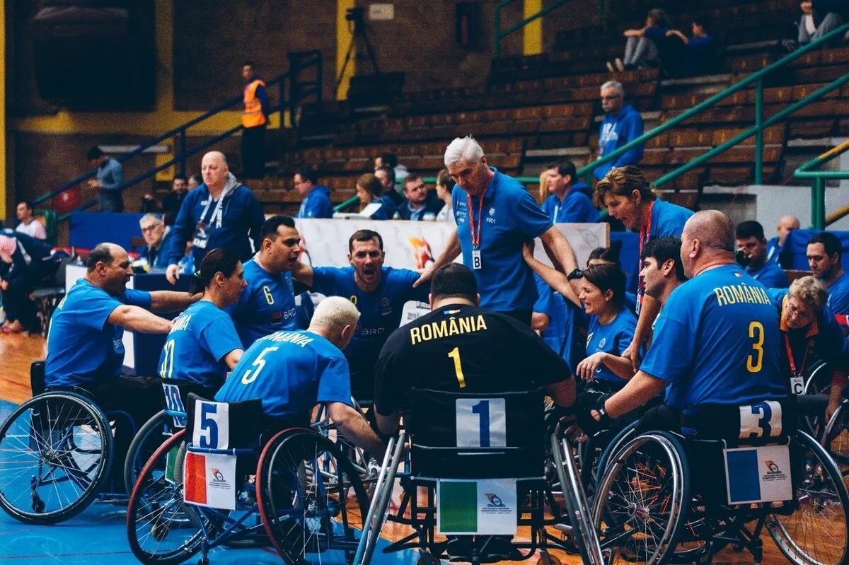 România participă la primul Campionat European de handbal în scaun cu rotile