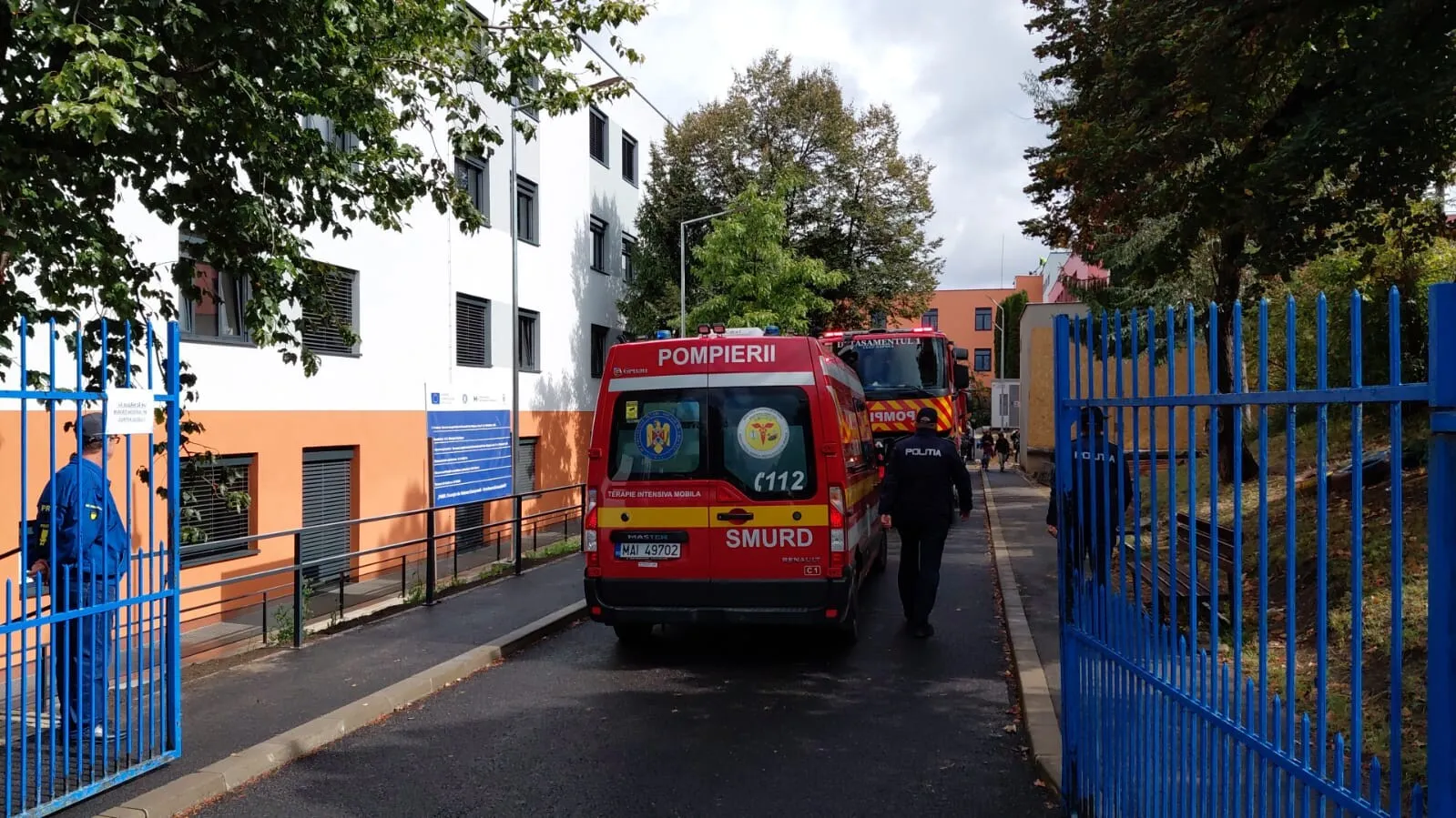 incendiu scoala cluj napoca
