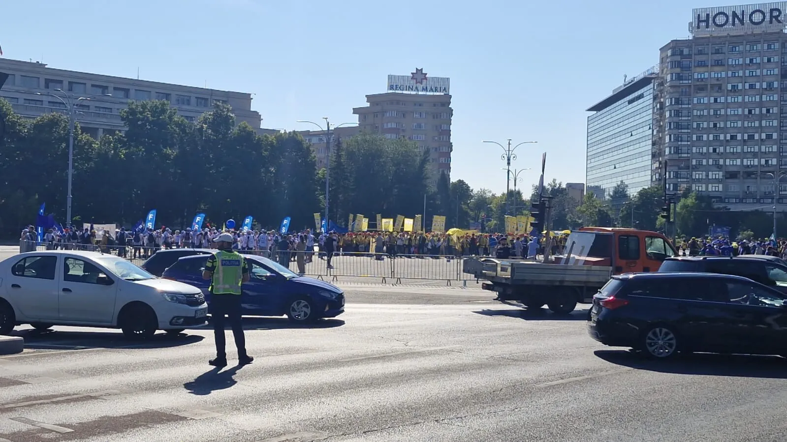 profesori protest Piata Victoriei profesori protest Piata Victoriei