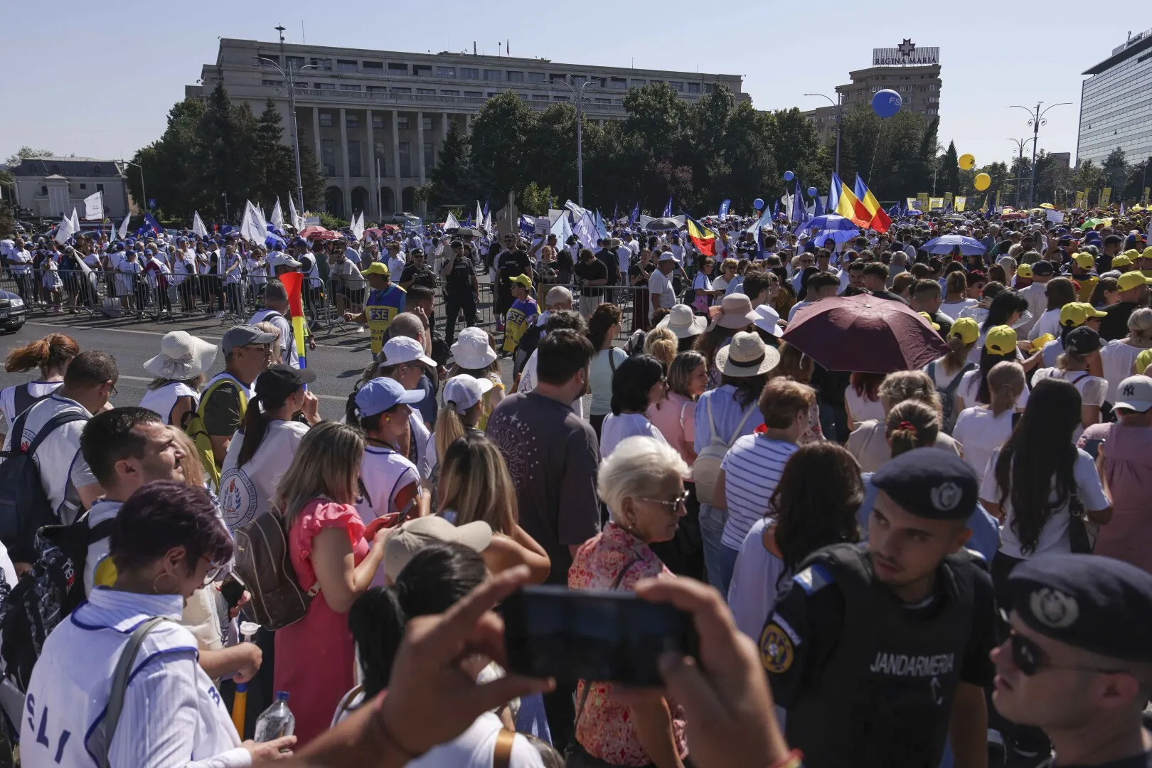 protest profesori piata victoriei protest profesori piata victoriei