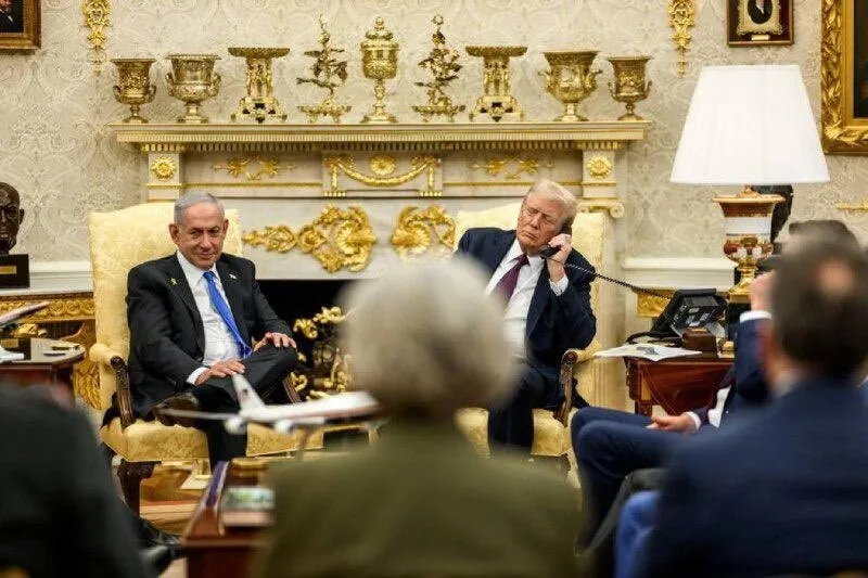 trump netanyahu qatar