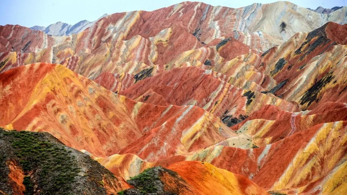 Zhangye Danxia Landform Geological Park, China