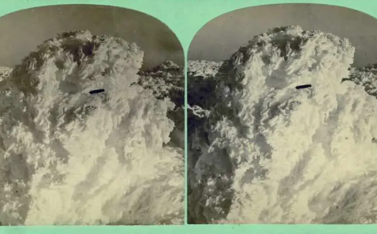 Ce obiect misterios apare într-o fotografie realizată în jurul anului 1870