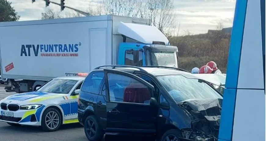 FOTO Accident înfiorător în județul Mureș: Sunt 11 victime - Traficul este paralizat