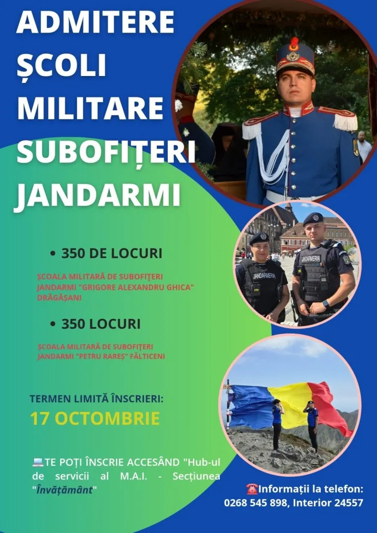 admitere scoli militare