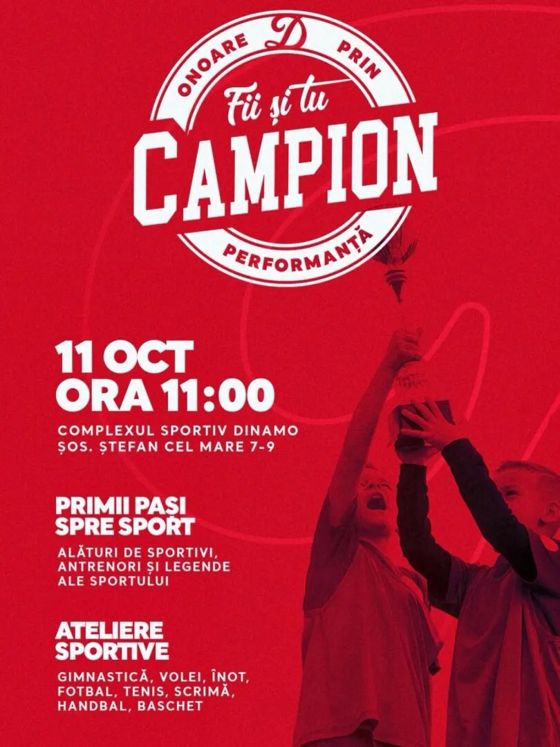 Nadia Comăneci, David Popovici sau Mihai Covaliu promovează campania ”Fii și tu campion!”