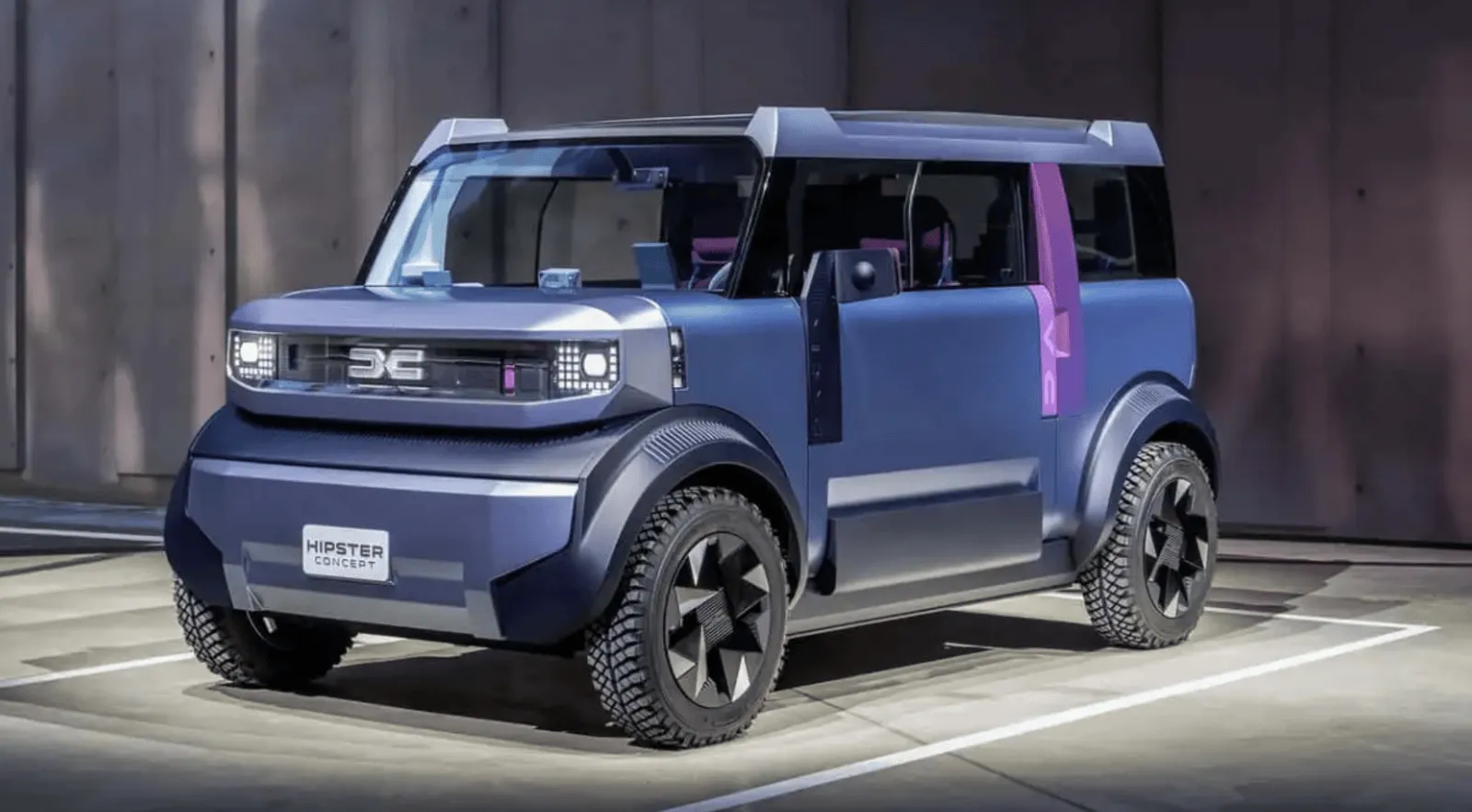 VIDEO Premieră mondială - Dacia Hipster Concept, mai mică decât Spring, mai ieftină și încape oriunde