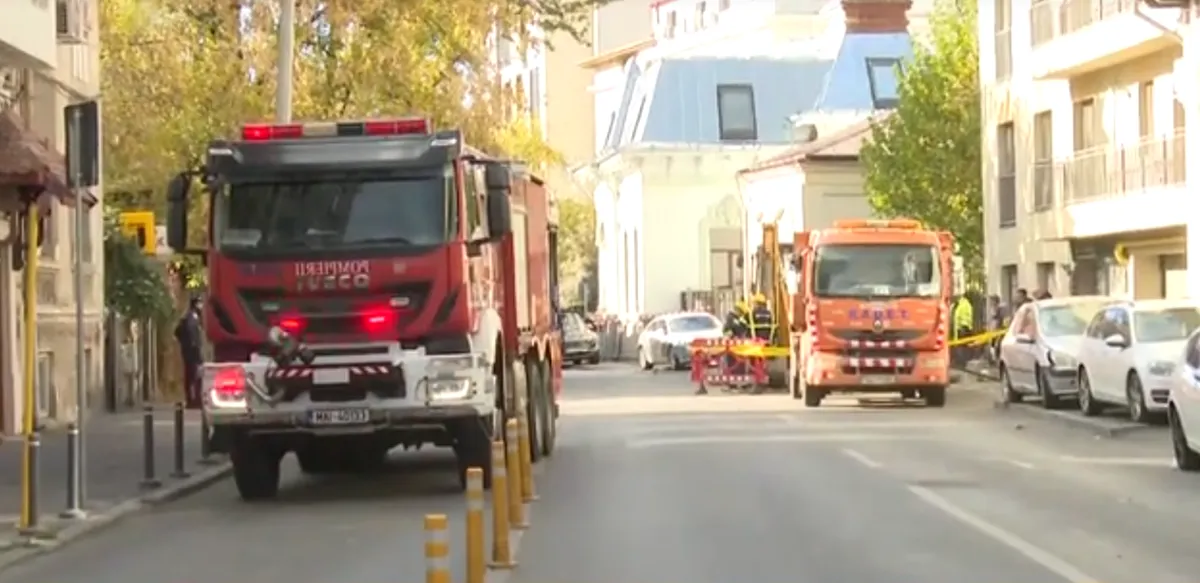 Dorel lovește din nou: Țeavă de gaze, fisurată de muncitori în timpul unei lucrări; persoane evacuate, linie STB oprită