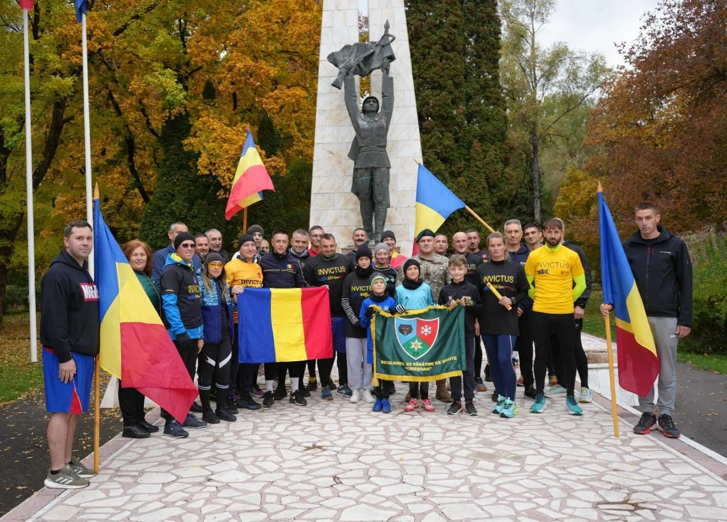 Militarii Brigăzii 61 Vânători de Munte preiau Ștafeta Invictus la Miercurea-Ciuc