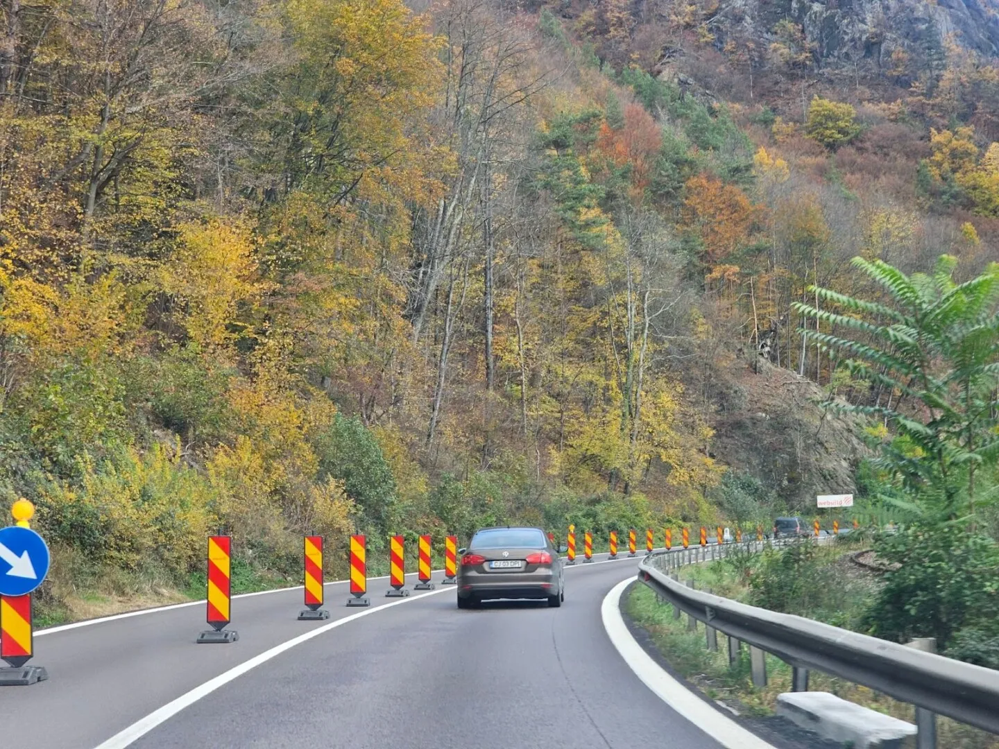 Atenție, șoferi! Restricții pe Valea Oltului, zona Călinești – Râmnicu Vâlcea