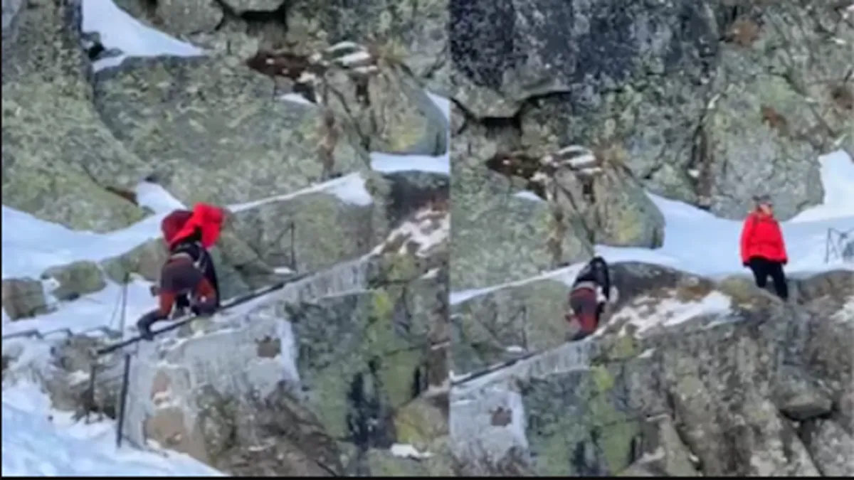 VIDEO Imagini virale care au înfuriat Europa: bebeluș de 9 luni dus pe un munte înghețat de părinții care căutau 'content' pentru rețele sociale