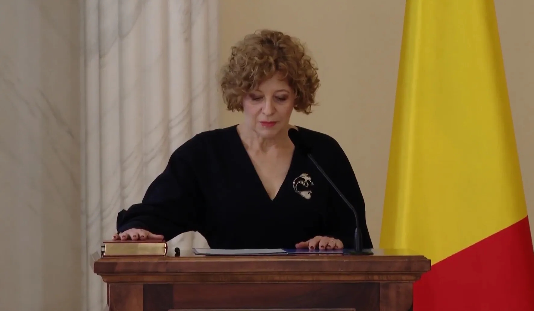 VIDEO Oana Gheorghiu a depus jurământul și este noul viceprim-ministru al Româniai
