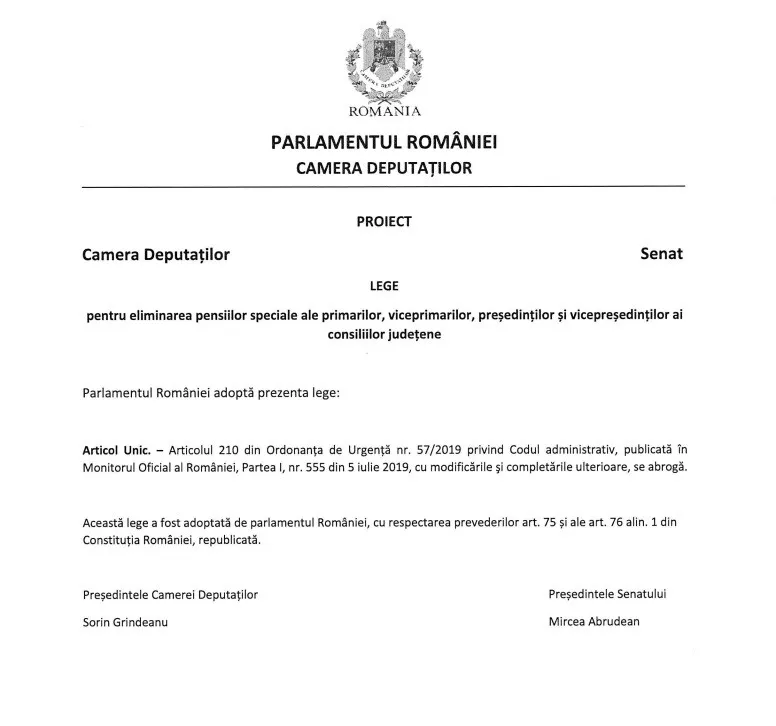 parlament, pensii speciale, primari parlament, pensii speciale, primari