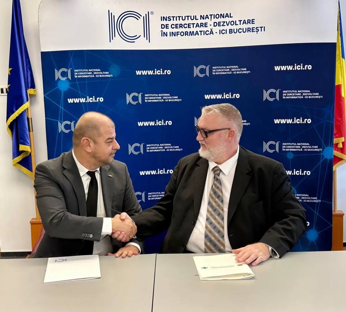 FOTO Parteneriat strategic semnat între Institutul Național de Cercetare-Dezvoltare în Informatică și Compania Unifarm / Se deschid noi oportunități importante