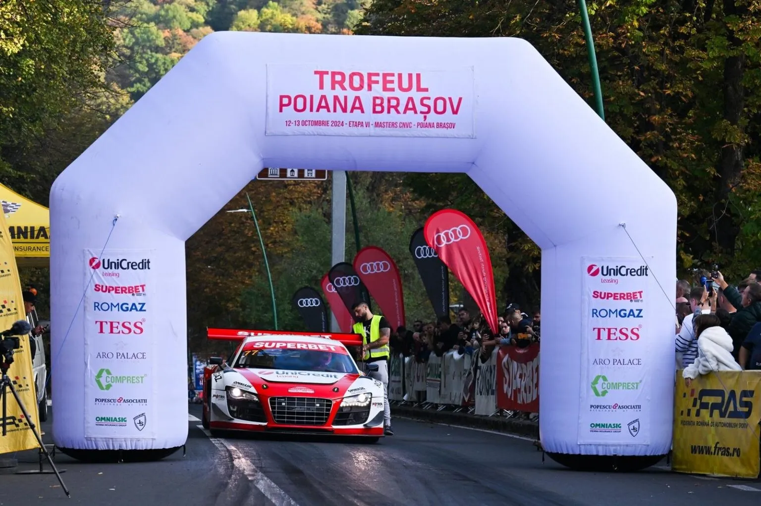 Traficul pe DN1E Brașov – Poiana Brașov este închis parțial pentru Campionatul de Viteză în Coastă