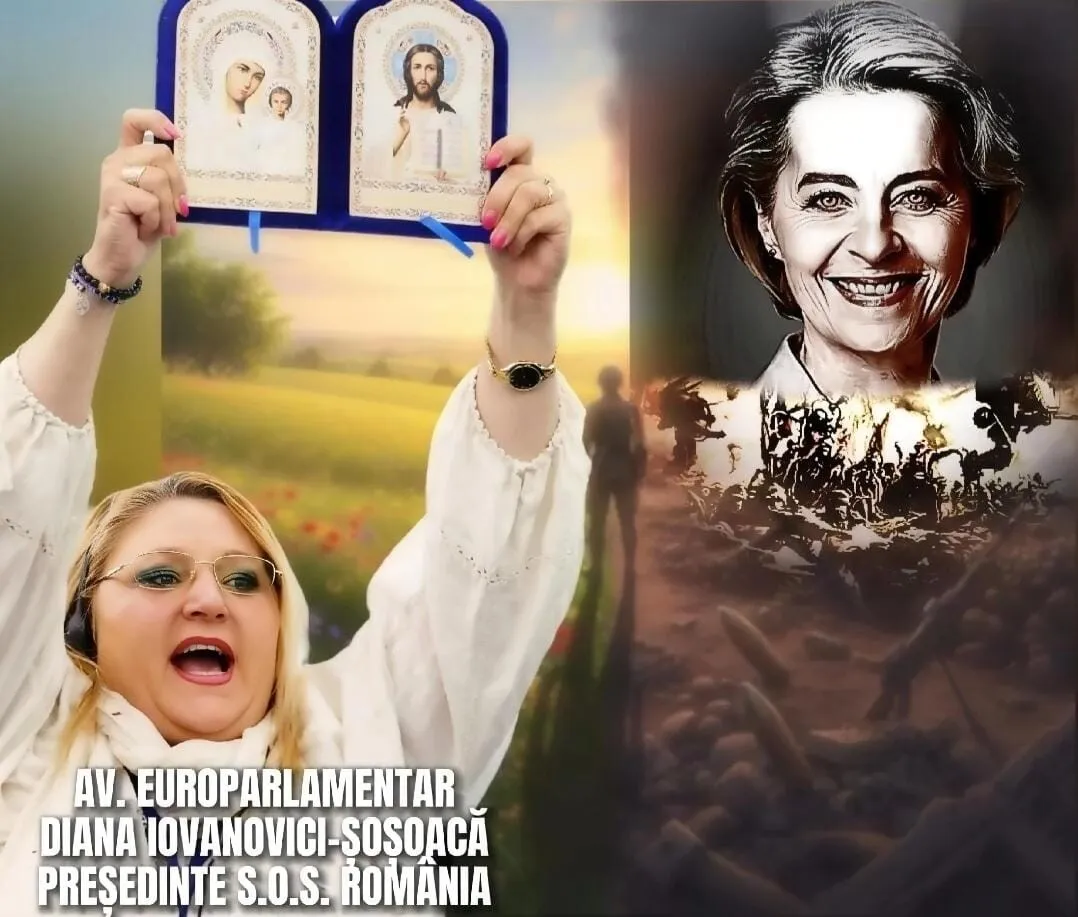 Diana Șoșoacă, mesaj dur la adresa Ursulei von der Leyen, de ziua acesteia: „Ați devenit simbolul minciunii politice”
