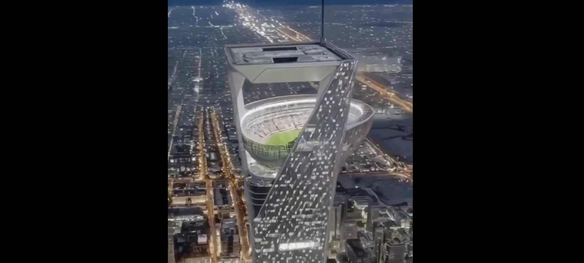 VIDEO Stadion suspendat la 350 de metri: Proiectul Arabiei Saudite stârneşte controverse